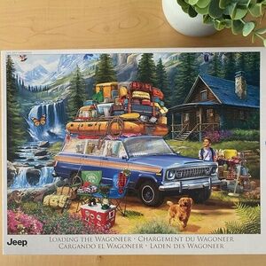 LOADING THE WAGONEER PUZZLE - 1000 PIECES